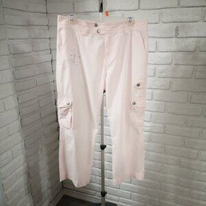 Lauren Jeans Co. Ralph Lauren Ladies Size 8 Pink Ankle Length Pants